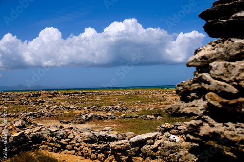Historical Ruins in Cubagua Island, Venezuela.