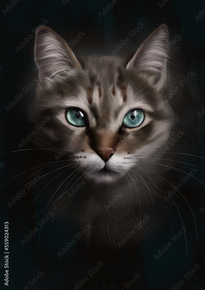portrait of a cat
