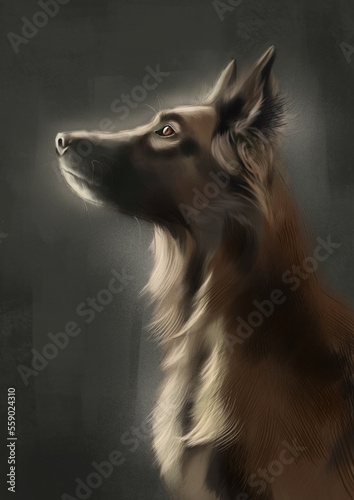 portrait of a dog