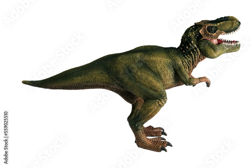 Tyrannosaurus rex, full length. Transparent background. © Giama22