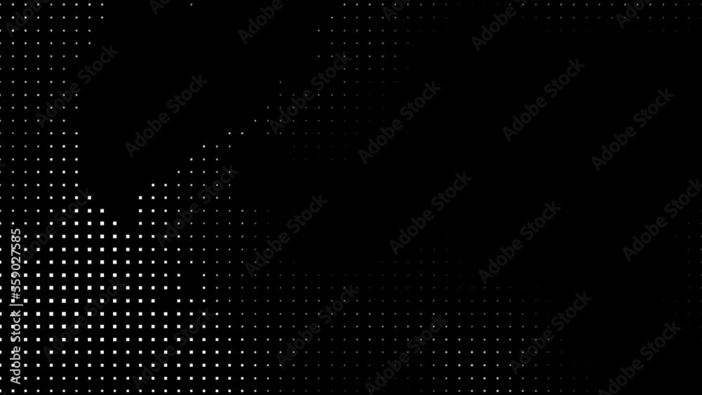 abstract halftone background texture animation