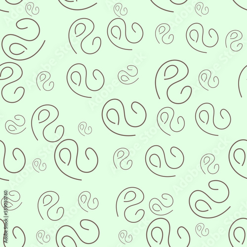 Seamless pattern with doodle linear elements. Hand drawn seamless background. vector illustration