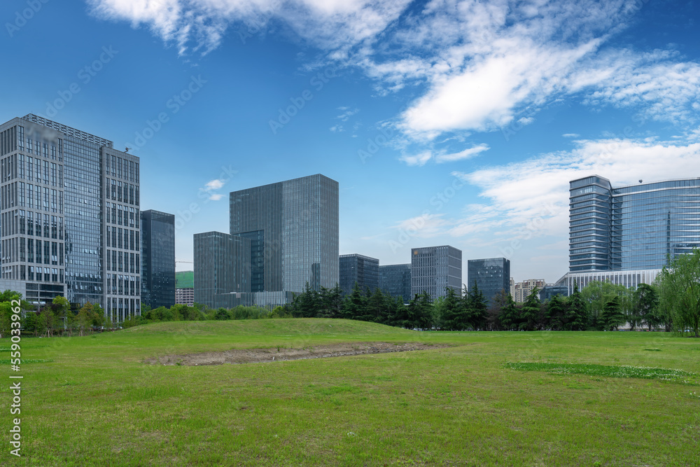 Modern Urban Architectural Landscape of Suzhou, China