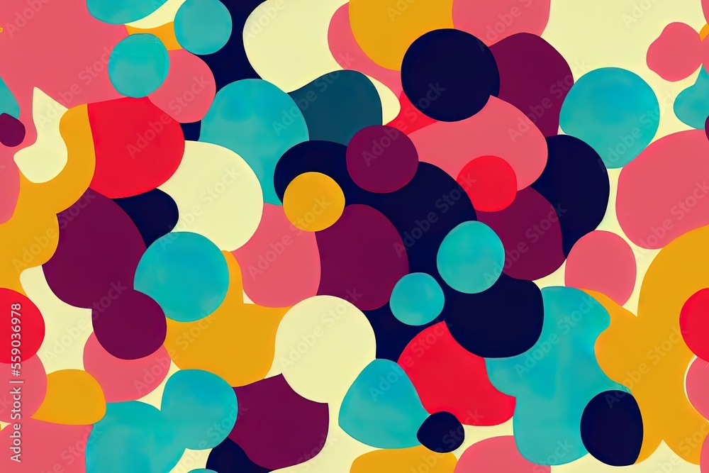 Expressions of joy on several different colored melting faces. Generative AI Expressions of joy on several different colored melting faces. Generative AI
