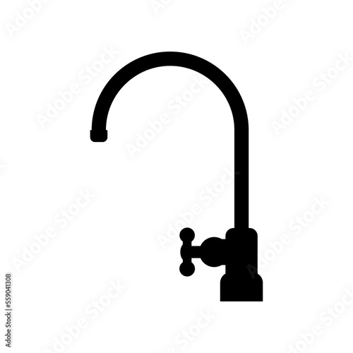 Water faucet icon.