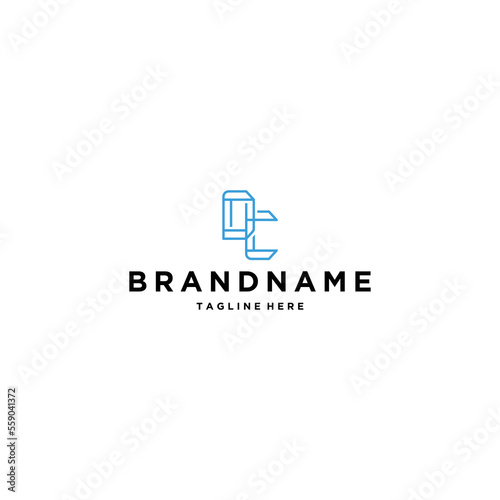 Letter DC logo design template