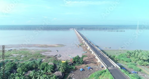 Wallpaper Mural Aerial view rural Highway Road India Torontodigital.ca
