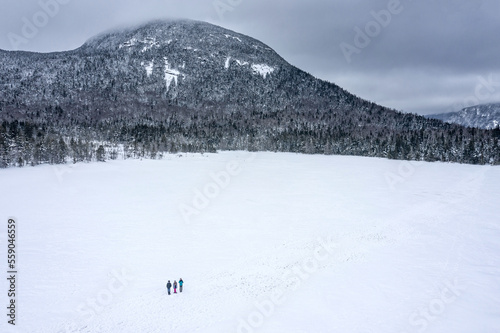 winter mountain landscape
Lonesome Lake - White Mountains, New Hampshire  photo
