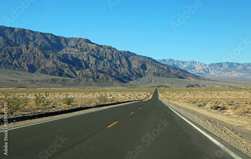 Road through Death Valley, California