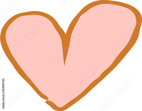 Boho Illustration shapes abstract