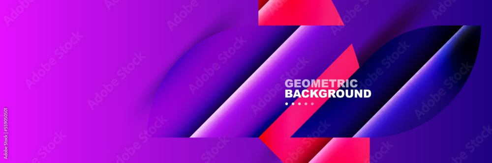 Abstract background with trendy composition and fluid gradients