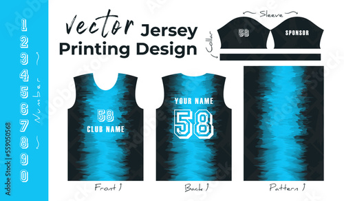 Abstract vector design for jersey printing,
Background pattern for sports team jersey