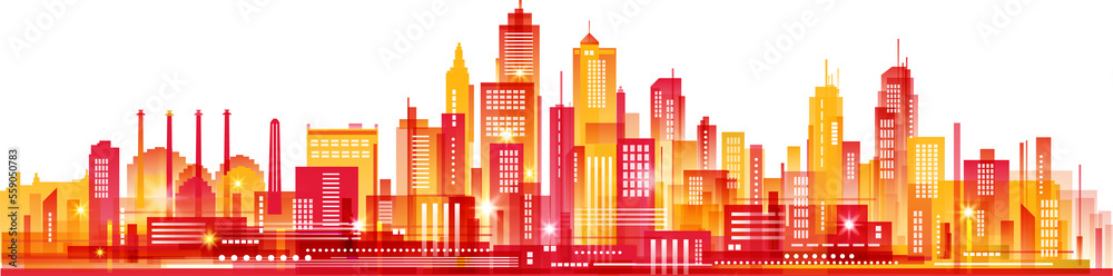 City background with architecture, skyscrapers, megapolis, buildings, downtown.