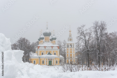 Spaso-Preobrazhensky Cathedral in Uglich of Russia.