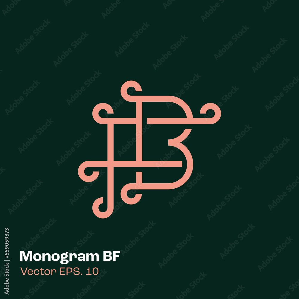 Monogram Logo BF