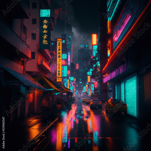city veiw in night