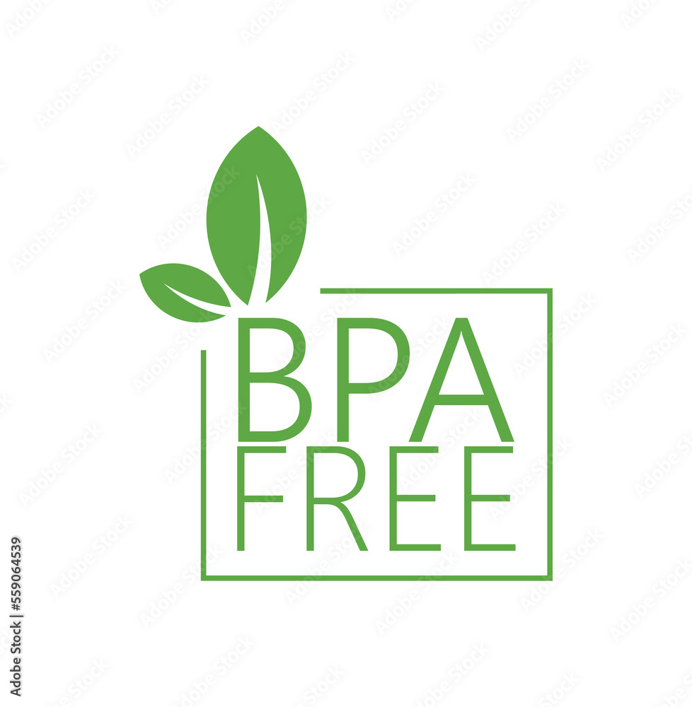 Fototapeta premium bpa free icon on white background 