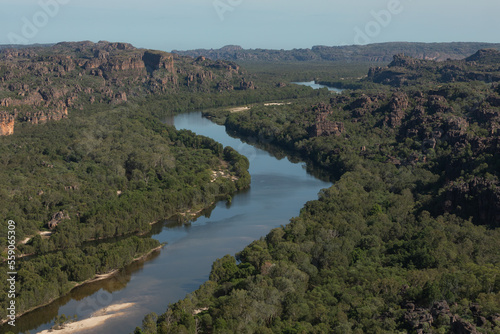 Kakadu National Park ,Northern Territory, Australia. Aerial view of Arnham land and the east Alligator river.