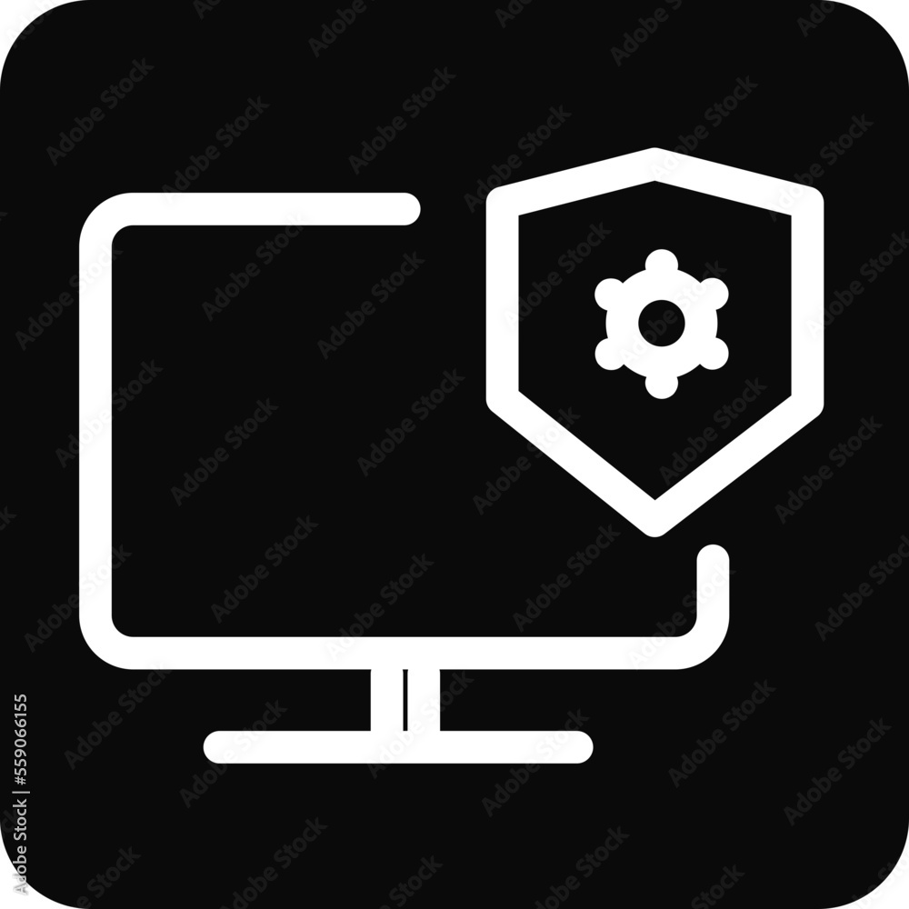 Solid Computer Display Setting Protect icon Solid Computer Display Setting Protect icon