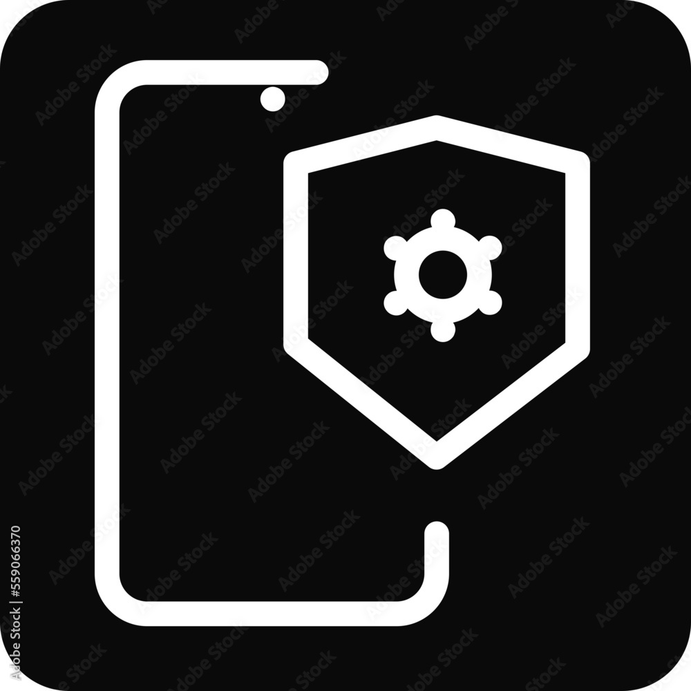Solid Smartphone Protect Setting icon Solid Smartphone Protect Setting icon