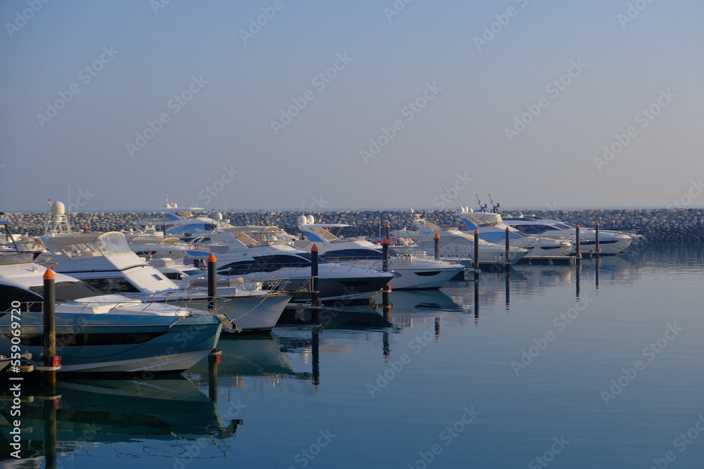 boats in the docking station/ harbor