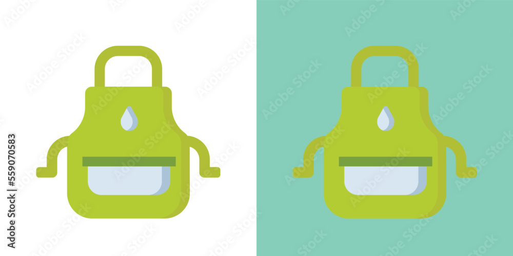 Fototapeta premium Water bucket icon, Water bucket handle container equipment household clean plastic, cleaning services logo, set of Water bucket vector illustration