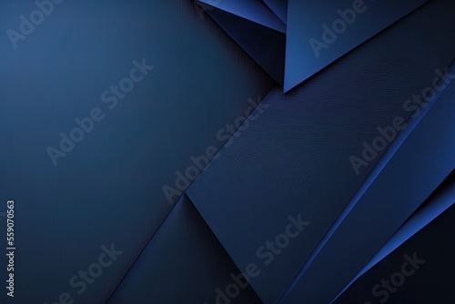 minimal dark blue background. Generative AI