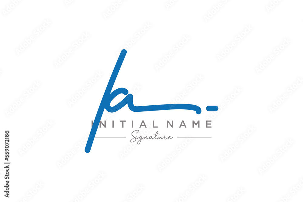 Initial IA signature logo template vector. Hand drawn Calligraphy lettering Vector illustration. Initial IA signature logo template vector. Hand drawn Calligraphy lettering Vector illustration.