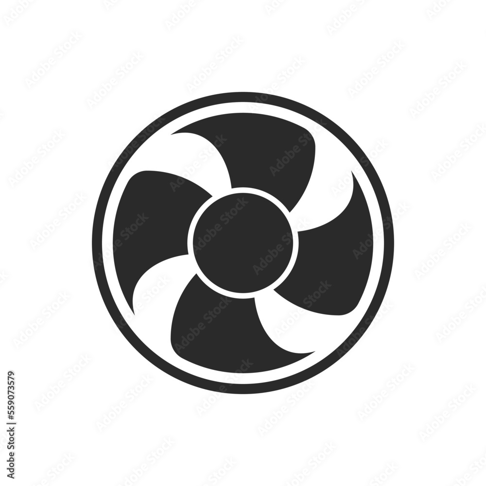 Fan icon vector