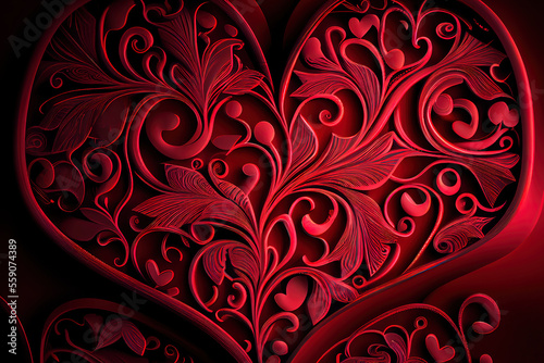 Hearts pattern © Mukhlesur