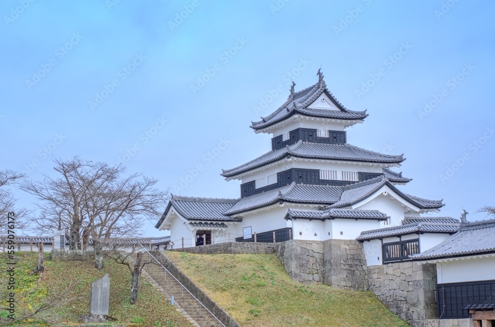 Fototapeta premium 白河小峰城