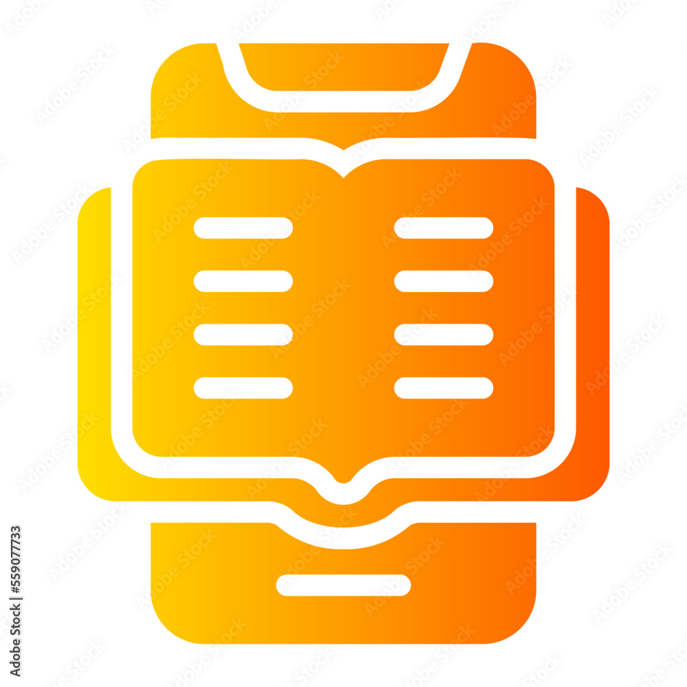 ebook gradient icon