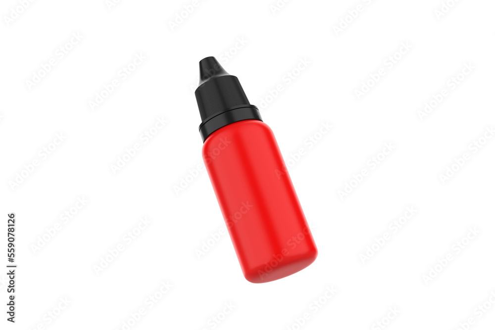 cosmetic bottle mockup isolated on white background. 3d illustration cosmetic bottle mockup isolated on white background. 3d illustration