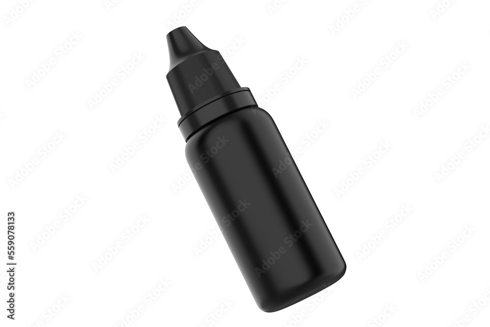 cosmetic bottle mockup isolated on white background. 3d illustration cosmetic bottle mockup isolated on white background. 3d illustration