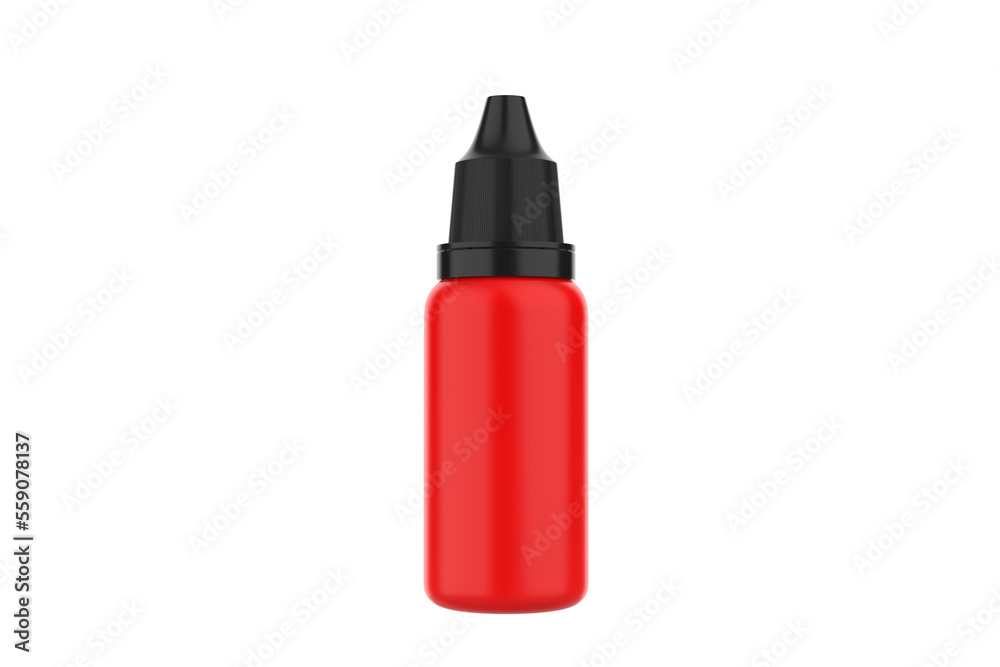 cosmetic bottle mockup isolated on white background. 3d illustration cosmetic bottle mockup isolated on white background. 3d illustration