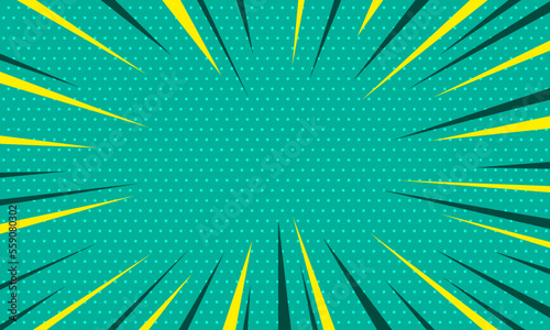 Comic abstract background in pop art style