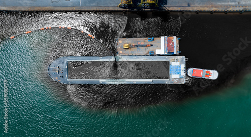 Fotografi Pumping oil to Bulk Ship
