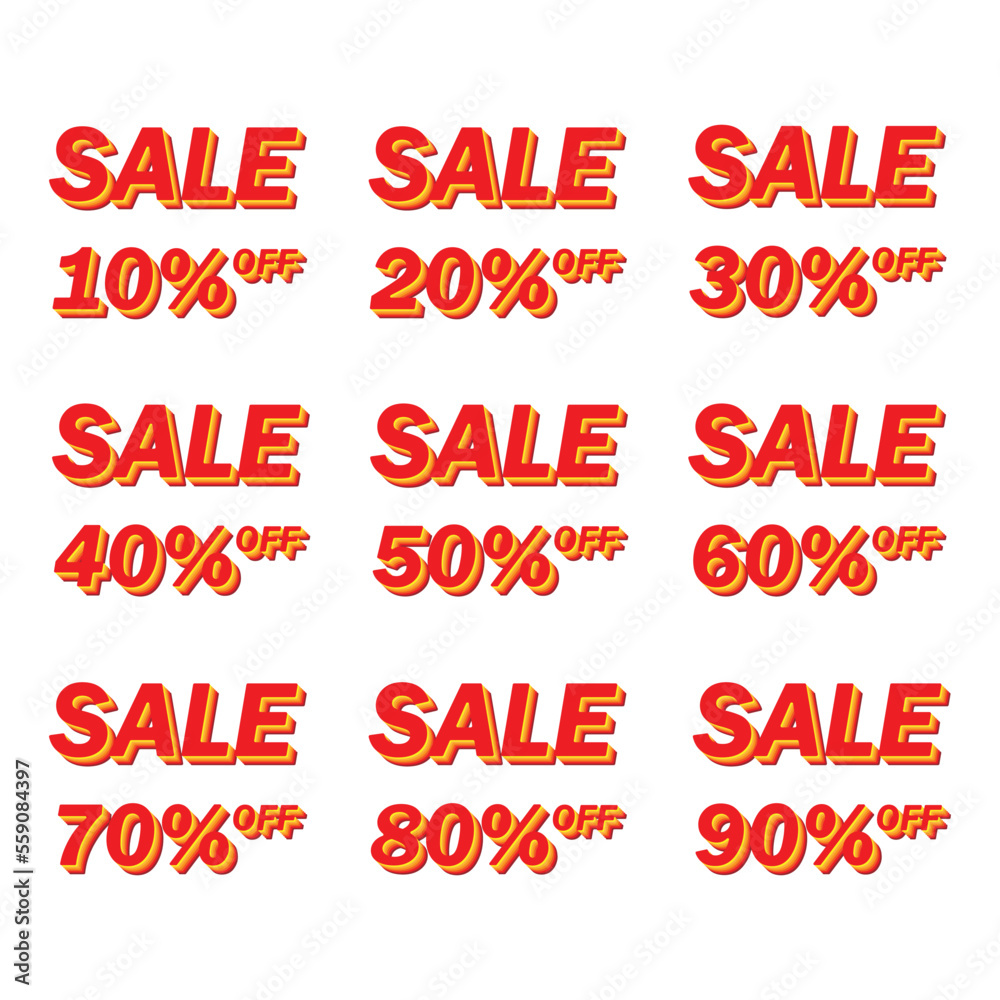 Special sale label vector illustration. price tag, discount offer, symbol for advertising campaign in retail store, sales promotion marketing, discount sticker, offer ads on shopping day.