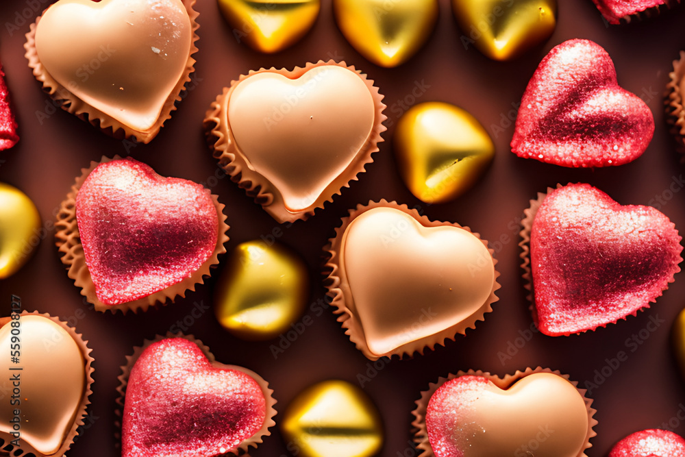 Indulge in Love: Delicious Chocolates for a Sweet and Romantic Valentine's Day Treat Generative AI