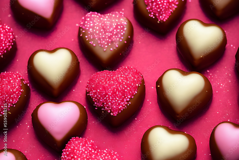 Indulge in Love: Delicious Chocolates for a Sweet and Romantic Valentine's Day Treat Generative AI