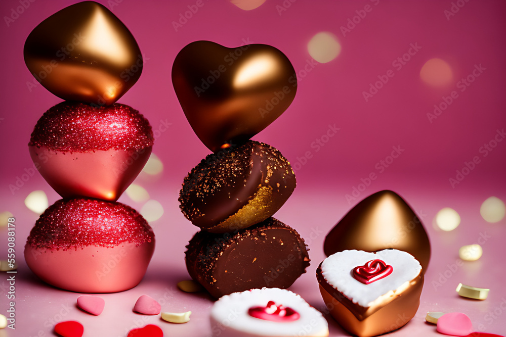 Celebrate Your Love with These Irresistible Valentine's Day Chocolates Generative AI