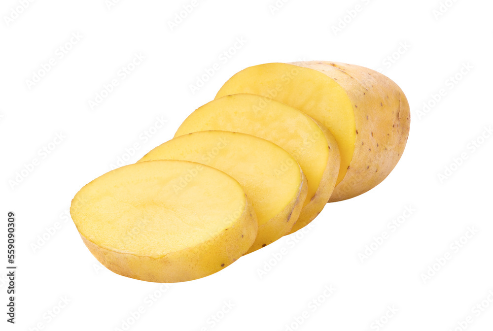 slice potato on transparent png slice potato on transparent png