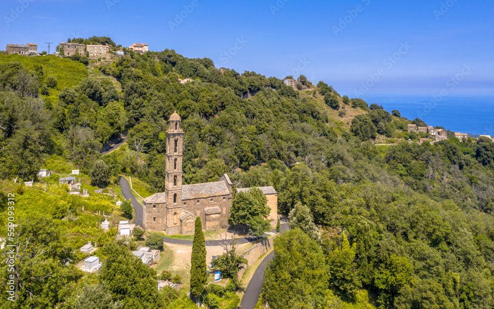 Church in the mountains of Corsica