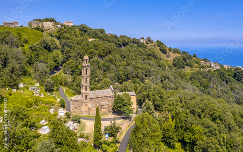 Church in the mountains of Corsica