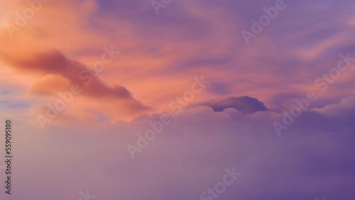 Beautiful sunset sky and dramatic sky © Thomas