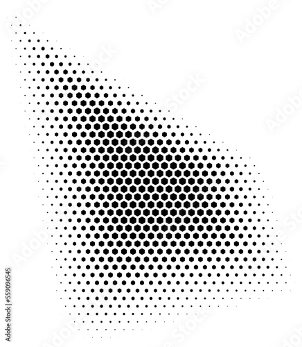 Hexagonal shape background