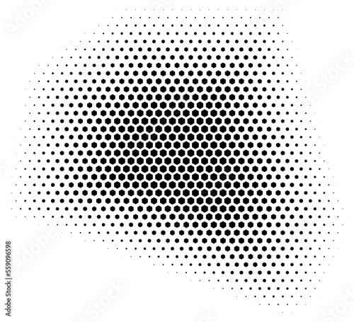 Hexagonal shape background