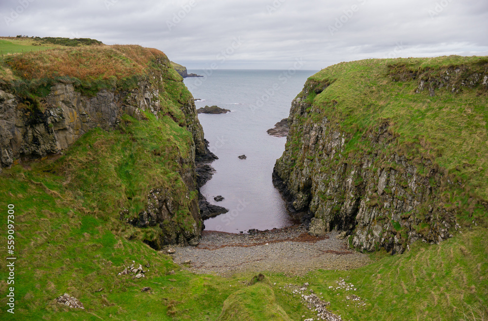 small beach on the irish coast small beach on the irish coast