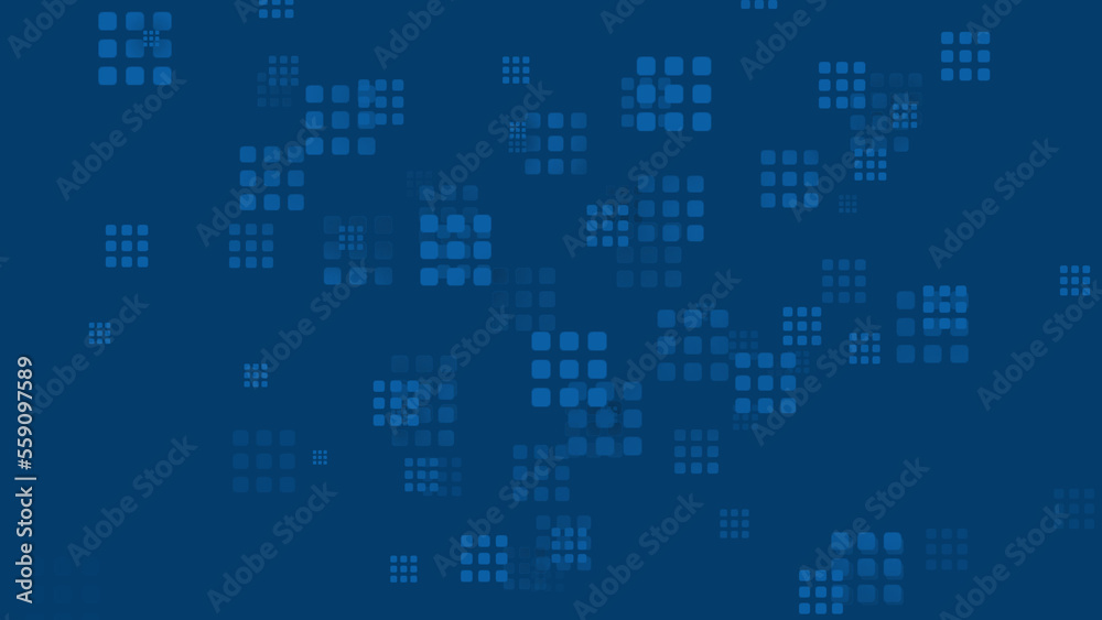 Blue mobile apps icon on blue background. Smartphone screen icons, applications. Abstract backdrop. 3D animation Blue mobile apps icon on blue background. Smartphone screen icons, applications. Abstract backdrop. 3D animation