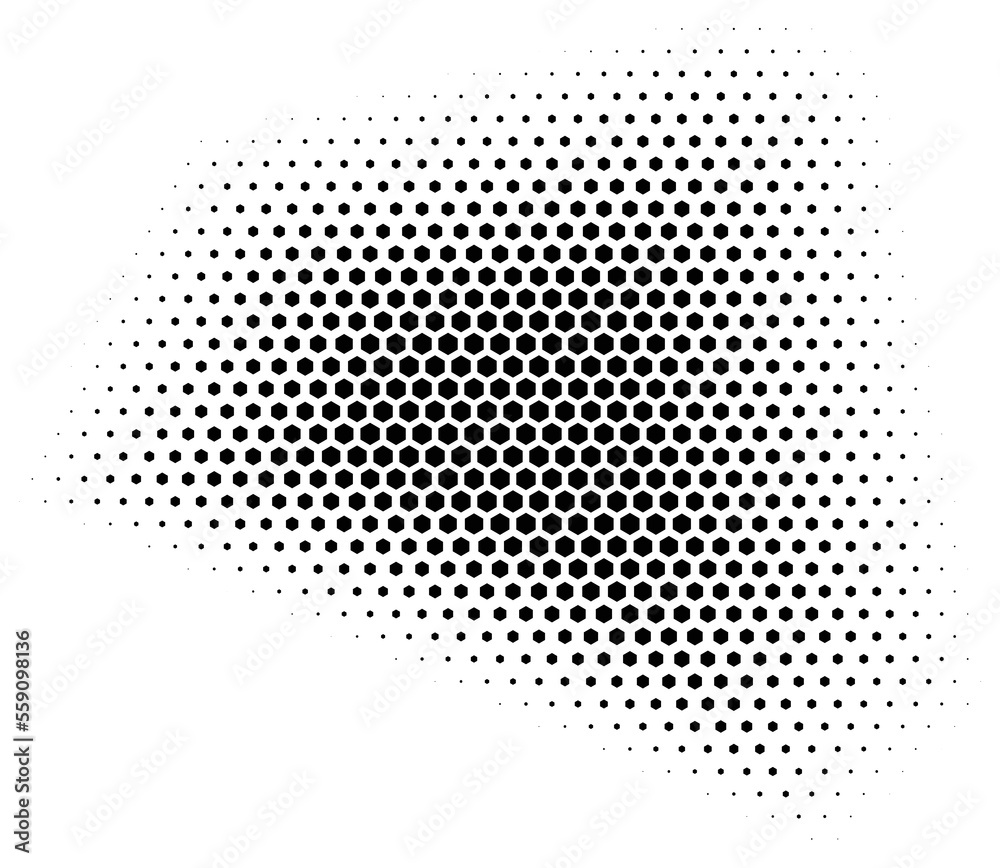 Hexagonal shape background